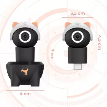 Subsonic Playcam 1080 2in1 HD minicamera voor Nintendo Switch 2 rood