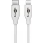 Oplaad- en synchronisatiekabel Goobay Lightning naar USB-C 0,5 m