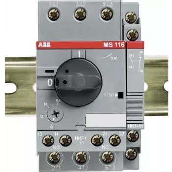 ABB motorbeveiligingsschakelaar instelbaar 690 V/AC 1,6 A MS 116-1,6 1 stuk (1SAM 250 000 R1006)