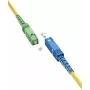 Goobay 59660 Glasvezelkabel 3 m SC/APC SC/UPC FTTH OS2 geel (59660)