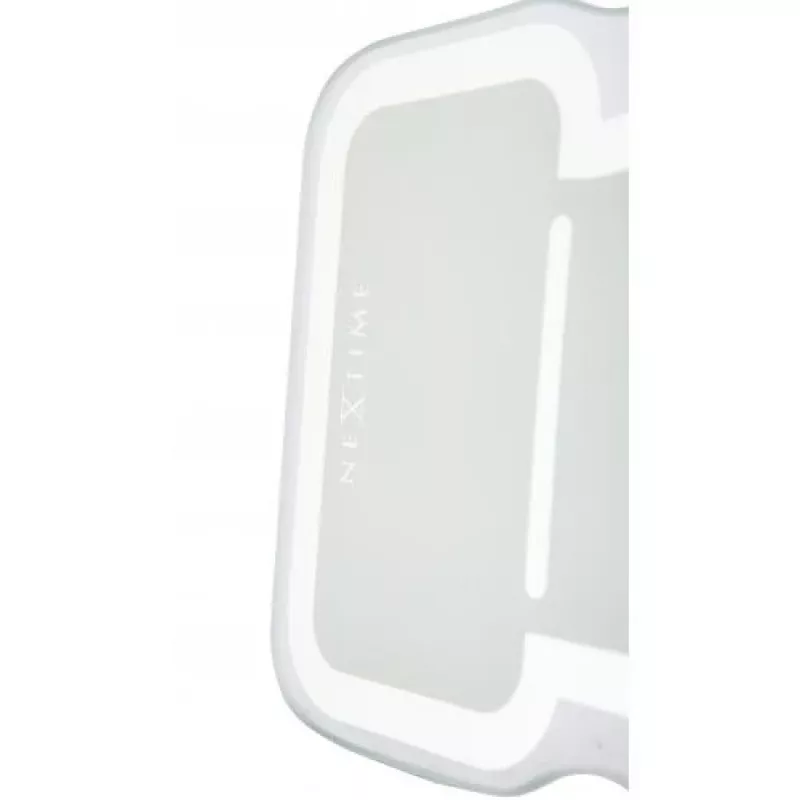 NeXtime klok 5185wi Mini Thumbs Up, 20,5x21 cm, wand, wit/zilver
