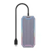 Unitek uHUB S7+ D1029A USB-C-hub, USB 3.2 Gen 2 10 Gbps, HDMI 2.0, Gigabit RJ45, 3,5 mm-audio, 100 W, grijs