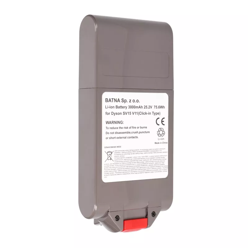 Vervangende accu voor Dyson V11 25,2V 3000mAh van Extralink