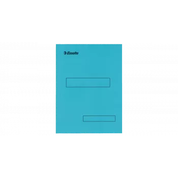 Esselte documentenmap, A4, karton 160 g/m², blauw, met 2 kleppen, 100% recyclebaar (721010)