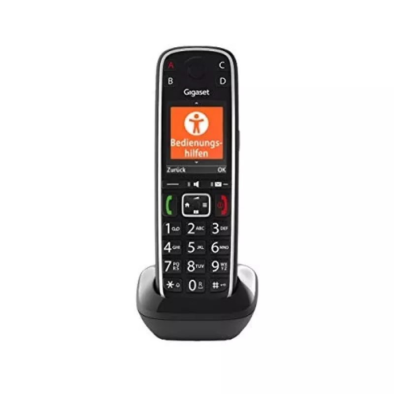 Gigaset E720HX analoog/DECT-telefoon met nummerweergave zwart
