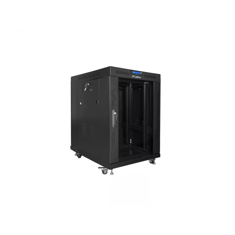 Vrijstaande kast Lanberg FF01-8015-12BL 15U zwart 800 kg