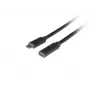 USB-C-naar-USB-C-kabel LANBERG CA-USBE-20CC-0005-BK, USB 3.2 Gen 1 (5 Gbit/s), 0,5 m, zwart