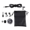 Microfoon met clip PULUZ 3,5mm jack 6m