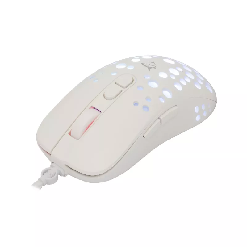 Muis White Shark GM-9004 Tristan-2 White RGB USB
