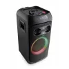 Partyluidspreker JVC XS-EP514B — stereo draagbare luidspreker, 150W RMS, Bluetooth 5.0, TWS, 4000mAh batterij, karaoke, FM, zwart