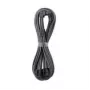 CableMod C-Series Pro aansluitkabel variant A 90mm 16‑pin naar 2×8‑pin PCIe carbon