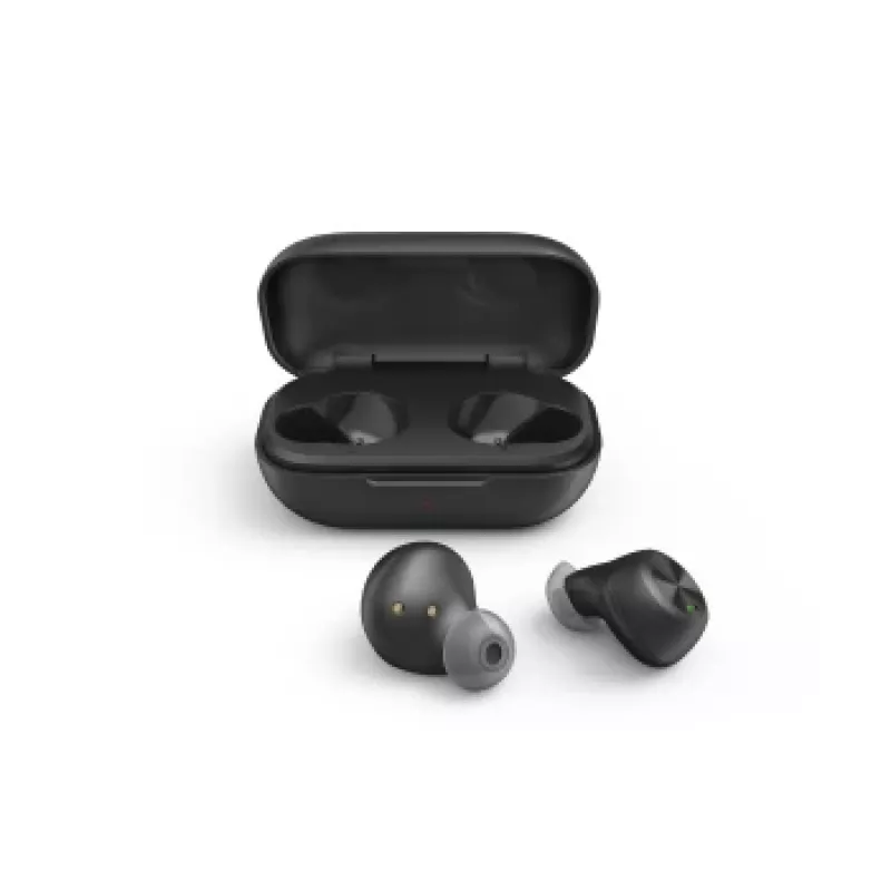 Hama WEAR7701BK headset draadloos in-ear bellen/muziek Bluetooth zwart