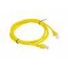 LPATCHCORD Cat.5E UTP 1,5 m geel FLUKE PASSED LANBERG 10-pack