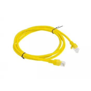 LPATCHCORD Cat.5E UTP 1,5 m geel FLUKE PASSED LANBERG 10-pack