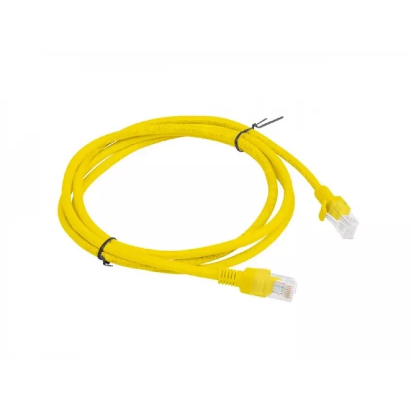 LPATCHCORD Cat.5E UTP 1,5 m geel FLUKE PASSED LANBERG 10-pack