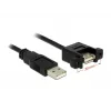 USB-kabel DeLOCK 1m 2xUSB2.0-A