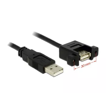 USB-kabel DeLOCK 1m 2xUSB2.0-A