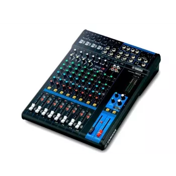 Audiomixer YAMAHA MG12 12-kanaals, 24-bit DSP, 192 kHz samplefrequentie, 48V fantoomvoeding