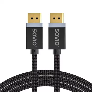 SAVIO DISPLAYPORT (M) - DISPLAYPORT (M) KABEL, V1.4, 3 m, CL-176