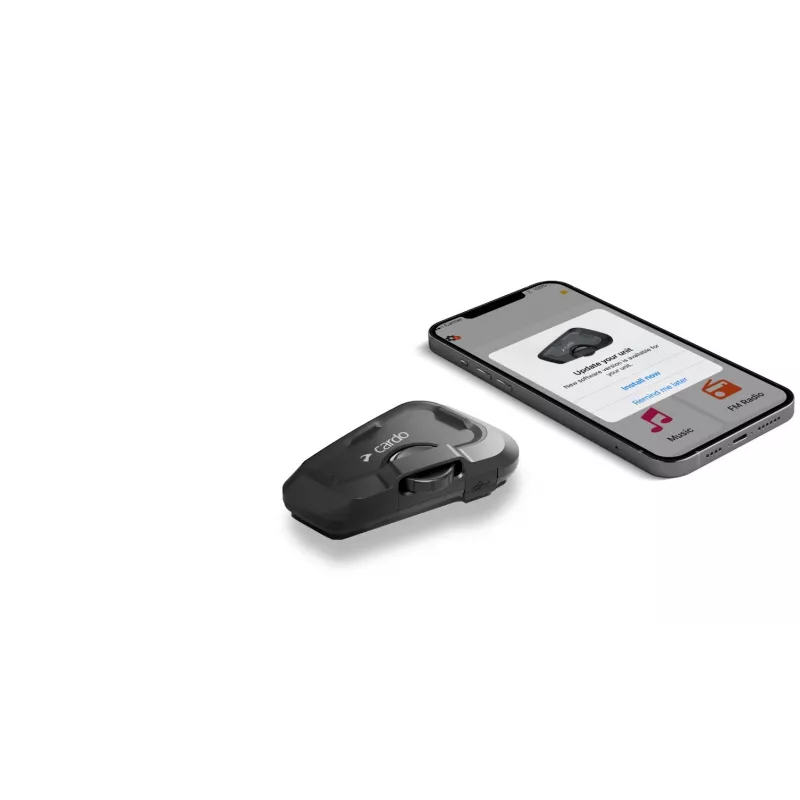 Cardo Spirit HD Duo motor-intercom 2 kanalen 600 m zwart