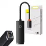 Netwerkadapter Baseus Lite Series USB-C naar RJ45 (zwart)