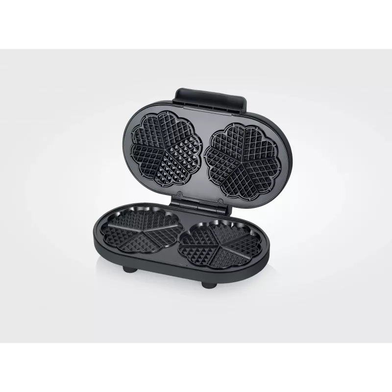 Severin WA 2118 wafelijzer 2 wafels 1200 W zwart