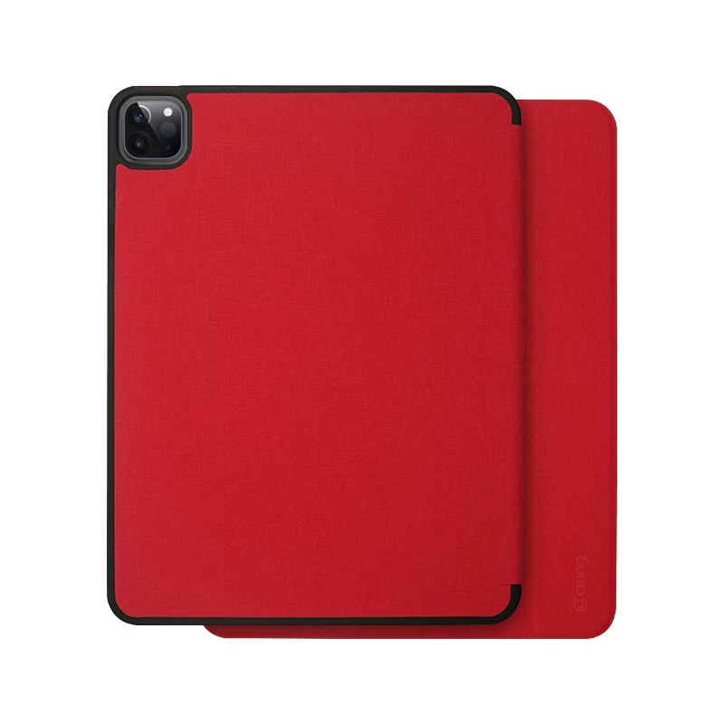 Crong FlexFolio CRG-FXF-IPD112-RED foliohoes voor iPad Air 11 M3 (2025)/M2 (2024), iPad Air 10.9 (5-4e gen.), iPad Pro 11 (2022-2021), 27,7 cm (10,9″), met Apple Pencil-houder, rood