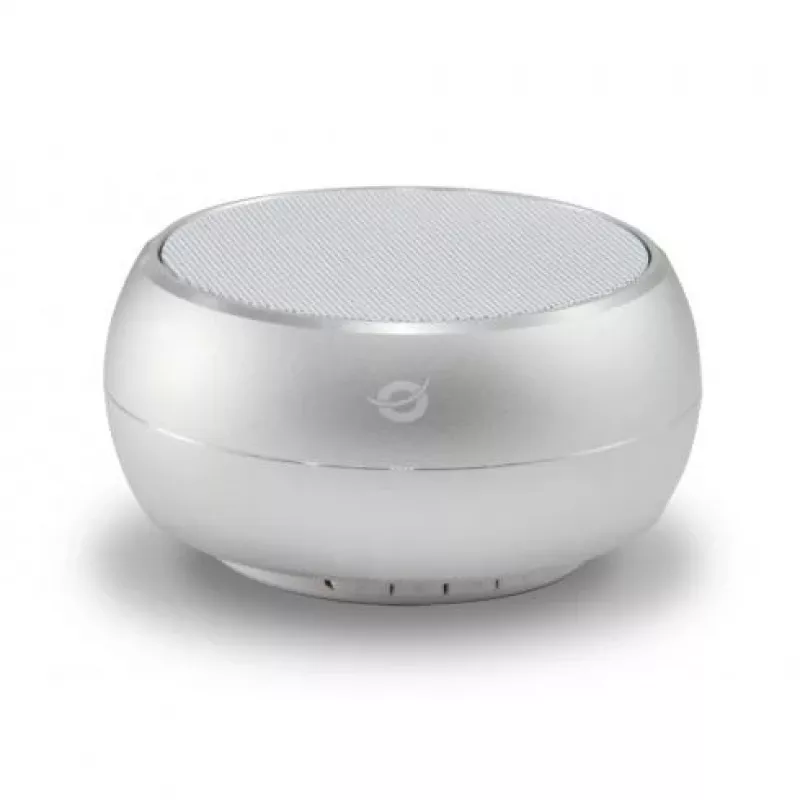 Conceptronic BEATTIE 01S draadloze Bluetooth-speaker, 3 W, Bluetooth 3.0+HS, ingebouwde microfoon, microSD, Micro-USB, zilver