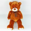 Knuffel teddybeer met strik 70 cm bruin