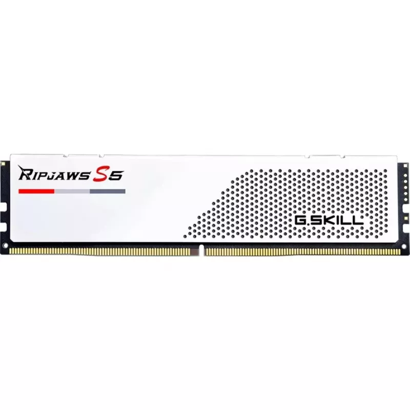 DIMM 32 GB DDR5-6000, geheugen wit, F5-6000J2836G16GX2-RS5W, Ripjaws S5, INTEL XMP
