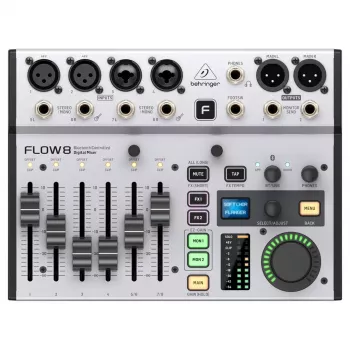 Digitale mixer Behringer FLOW 8 — 8-kanaals USB-audio-interface-mixer