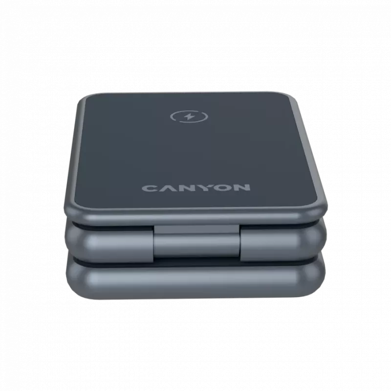 CANYON opvouwbare draadloze oplader OnCharge 309 15W 3in1 metaal
