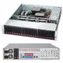 Supermicro SC216 BAC-R920LPB - rack - rack-mountable - 2U - verbeterd, uitgebreid ATX - SATA/SAS - hot-swap 920 watt - zwart
