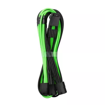 CableMod 12VHPWR naar 3× PCIe ModMesh kabel 45 cm, zwart/lichtgroen