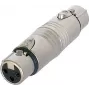 Neutrik - audio-omkeeradapter - XLR3 (W) naar XLR3 (W) (NA3FF)