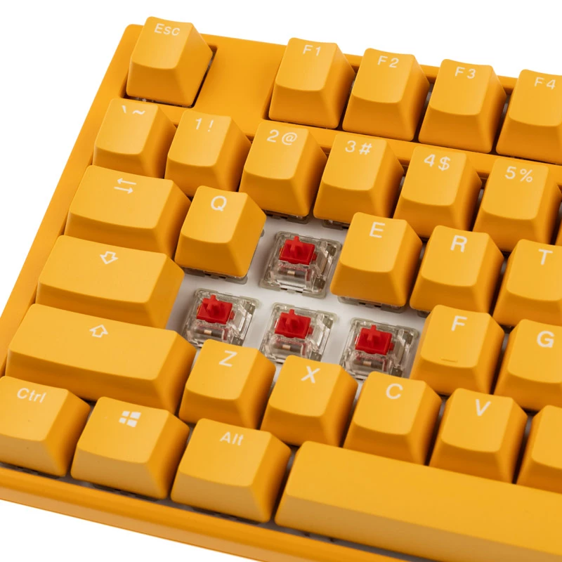 Ducky One 3 TKL toetsenbord gaming USB QWERTY Engels geel
