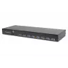 KVM-console Digitus 19 inch LCD 8-poorts VGA US-toetsenbord