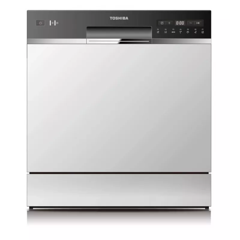 Vaatwasser Toshiba DW-08T2EE(W)-PL, 8 couverts, energie-efficiëntieklasse F, 49 dB, 55×59×50 mm
