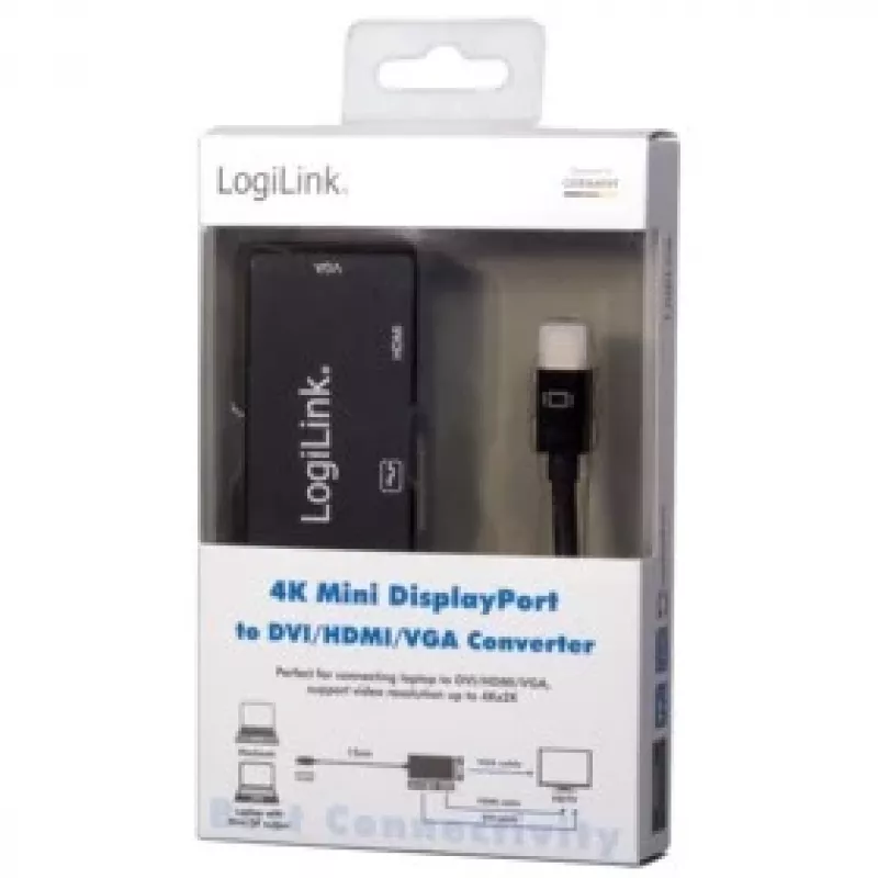 Kabel-adapter Mini DisplayPort naar DisplayPort LogiLink CV0110