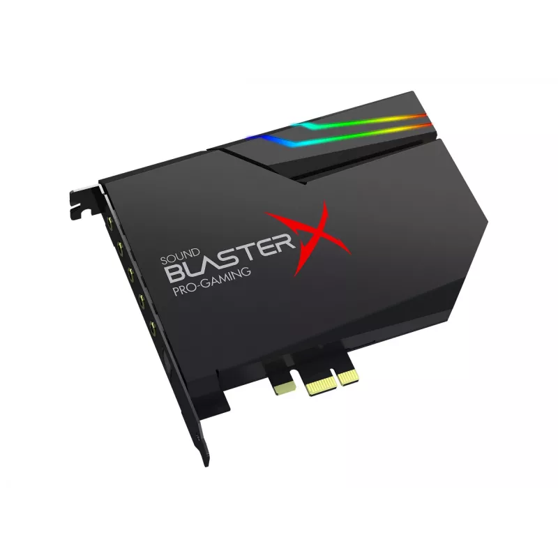 Creative Sound BlasterX AE-5 Plus zwart PCI-e RGB gaming geluidskaart