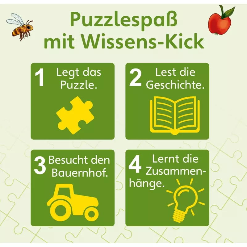 Kosmos 682651 puzzel kinderpuzzel 54 stuks boerderij