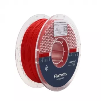 Filamentspoel Gembird PLA 1,75 mm rood 1 kg voor 3D-printen
