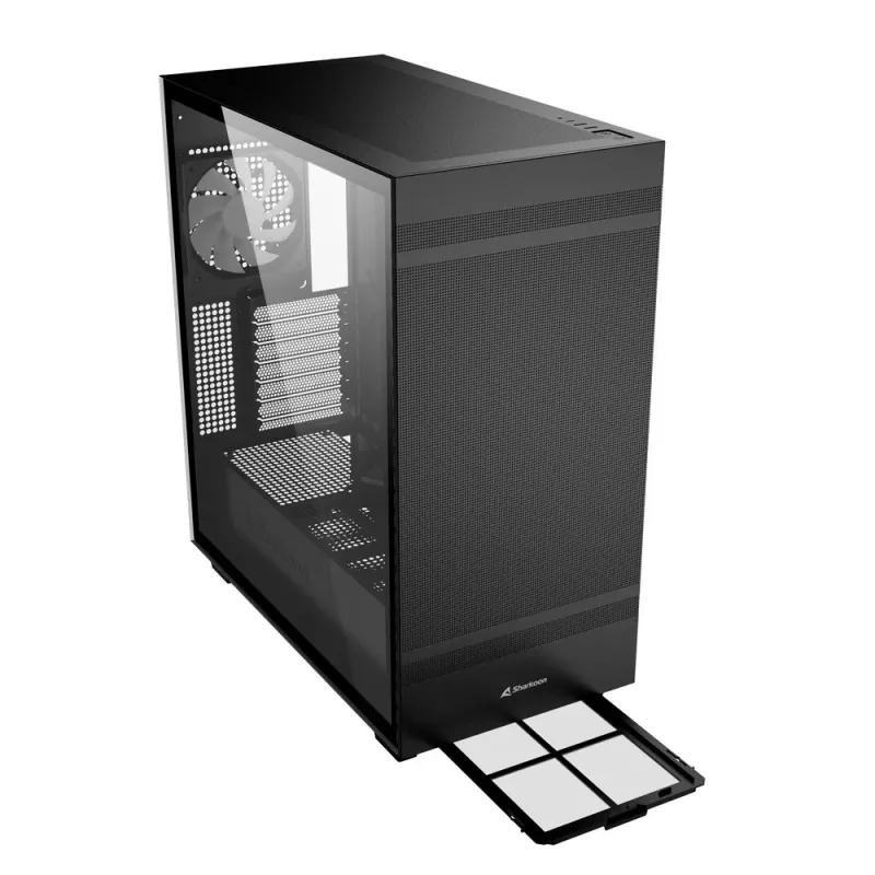 PC-behuizing Sharkoon REBEL C50 RGB full tower zwart
