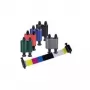 Evolis 2-panel monochroom lint - zwart + overlay (KO) - lint - voor Evolis Dualys, Dualys3 Basic, Dualys3 Basic Mag, Pebble 4 Basic, Pebble4 Mag, Securion