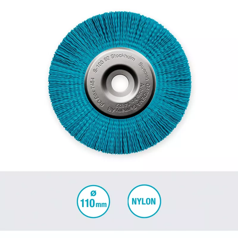 Elektrische onkruidborstel Gardena 14822-20 groen nylon