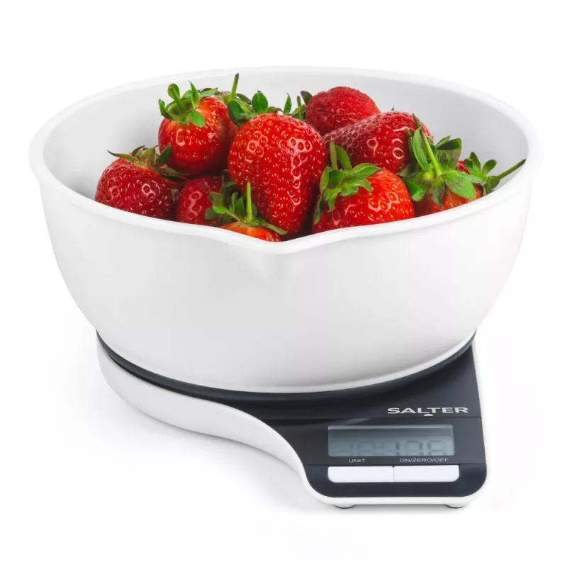 Keukenweegschaal Salter Electronic Jugscale zwart/wit