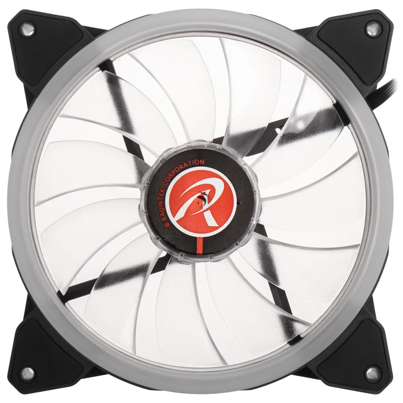 RAIJINTEK IRIS 14 Rainbow RGB-LED-ventilator 140 mm, 2-delige set met controller
