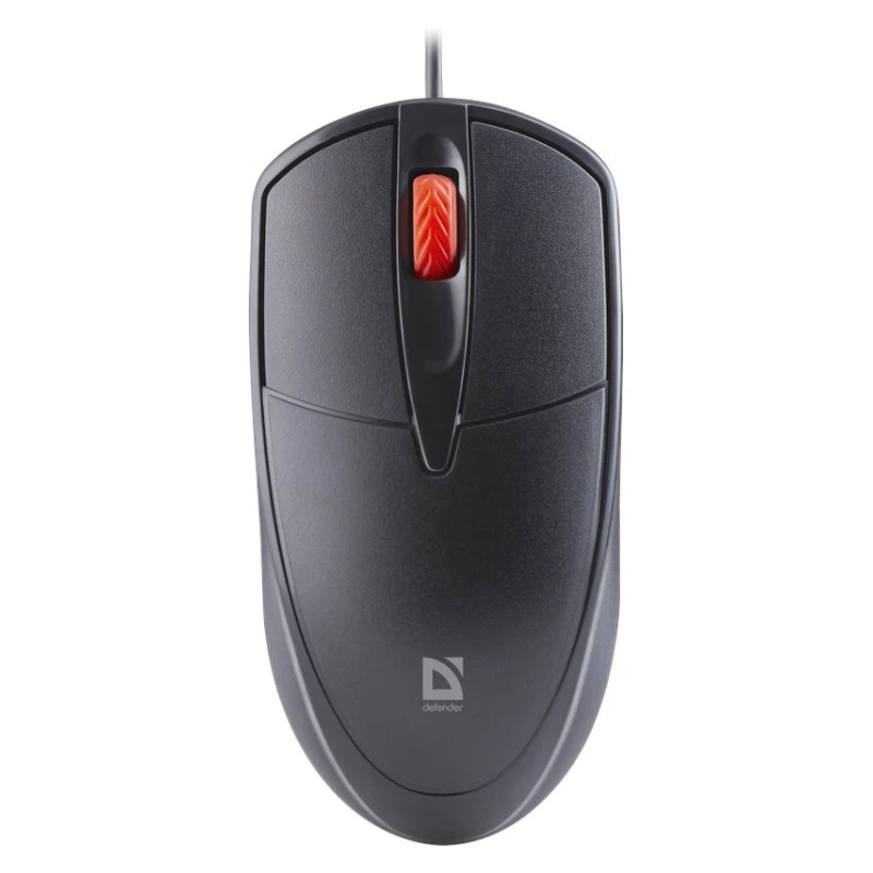 Muis DEFENDER ICON MB-057 OPTICAL 1000dpi 3P ZWART STILLE KLIK