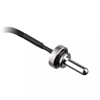 Alphacool Eiszapfen temperatuursensor plug G1/4 - temperatuursensor voor vloeistofkoelsysteem - chroom - 50 cm