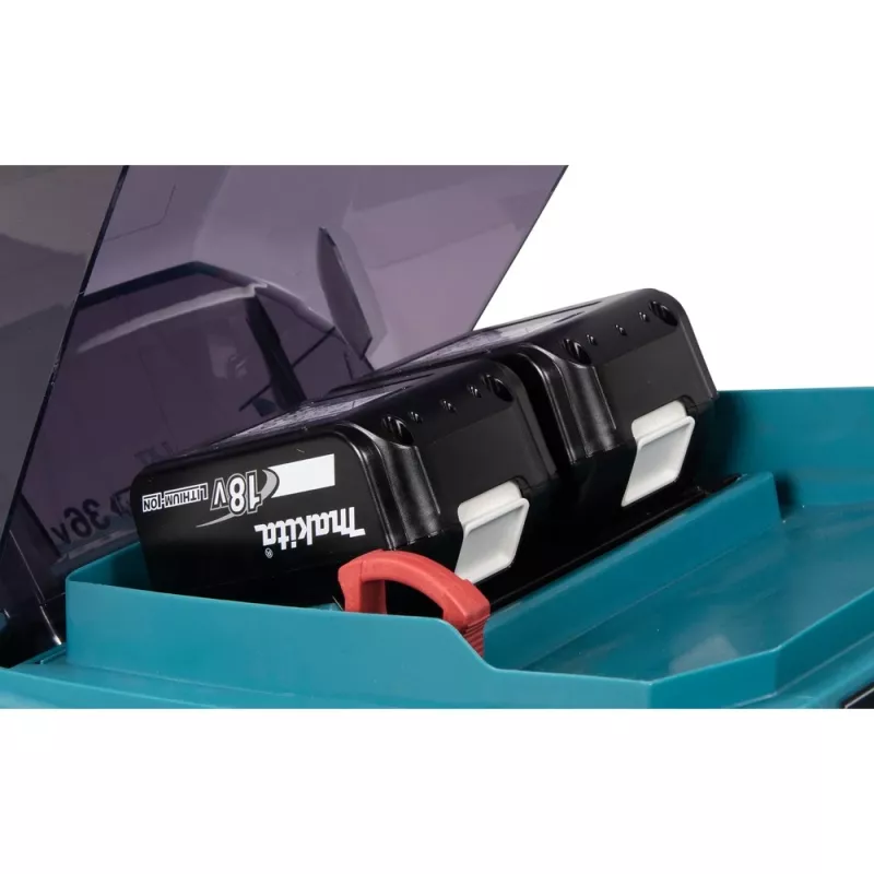 Makita DLM538Z grasmaaier handgrasmaaier accu zwart, blauw, metallic